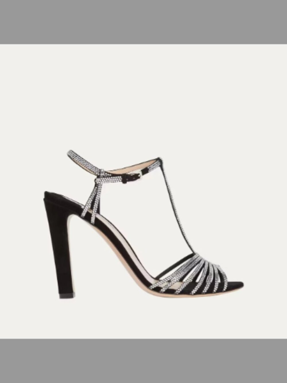 TOM FORD NIB Jerry Suede and Crystal Strappy Sandals (ORIG. $1890) SIZE (7B) US